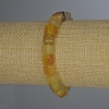 Yellow Agate Cube Bracelet 7x7mm +/-, 18cm Length +/- Stretch