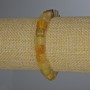Yellow Agate Cube Bracelet 7x7mm +/-, 18cm Length +/- Stretch