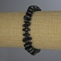 Agate Chip Bracelet 10x3mm +/- with 3mm Beads +/-, 18cm Length +/- Stretch
