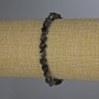 Golden Sheen Obsidian Bracelet, Faceted Rhombus, Diameter 6x5mm+-, Length 18cm+- Stretch