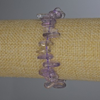 Ametrine Chip Bracelet, diameter 12-15x2-4mm+/-, length 18cm+/- stretch