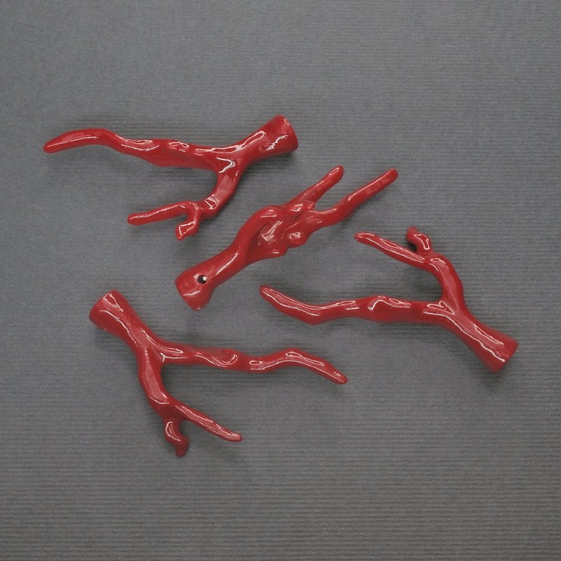 Pendant Coral (Artificial) Branch, diameter 50x25mm+- with hole