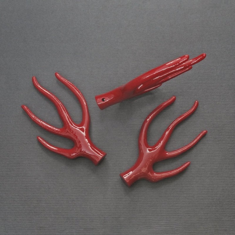 Pendant Coral (Artificial) Branch, diameter 61x35mm+- with hole