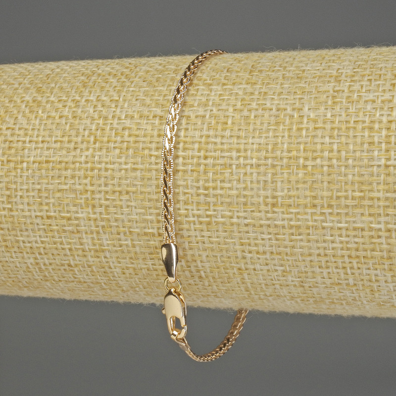 Xuping Bracelet 18K Gold Plated, length 19cm, thickness 3mm+