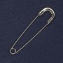 Pin Brooch 20x77mm+- Silver-Coloured Metal