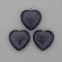 Cairo Night Aventurine Heart Pendant, 25x25x27mm+