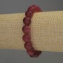 Tourmaline Smooth Bead Bracelet, diameter 10mm+-, length 18cm stretch