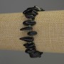 Agate Bracelet, needle chip, diameter 14x3-4mm+-, length 18cm stretch