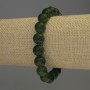 Jadeite Bracelet, smooth round bead, diameter 10mm+-, length 18cm stretch