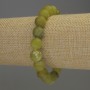 Jadeite Smooth Round Bead Bracelet, diameter 10mm+-, length 18cm stretch