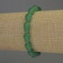 Jade Bracelet, teardrop, diameter 12x8mm+-, length 18cm+- stretch