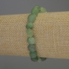 Nephrite Jade Bracelet, tumbled, diameter 12x8mm+-, length 18cm+- stretch