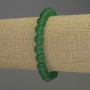 Nephrite Smooth Round Bead Bracelet, diameter 8mm+-, length 18cm+- stretch