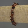 Amber Chip Bracelet 7x4-5mm+-, length 18cm+- stretch