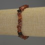 Amber Chip Bracelet 5-7x4mm+-, length 18cm+- stretch