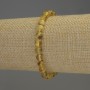 Amber Smooth Bead Bracelet, diameter 6-6.5mm+-, length 18cm+- stretch