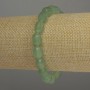 Nephrite Beaded Bracelet, 11x8mm facets, 18cm length (stretch)