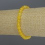 Citrine Bracelet, smooth bead, diameter 6mm+-, length 18cm stretch