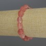 Bracelet Chalcedony tumbled, diameter 9-13x9mm+-, length 18cm stretch