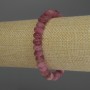 Tourmaline Bracelet, rondelle, diameter 8x5mm, length 18cm stretch