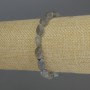 Labradorite Bracelet, Tumbled Beads, Diameter 10x8mm+/-, Length 18cm Stretch