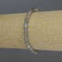 Bracelet Labradorite smooth round beads, diameter 6mm+-, length 18cm stretch