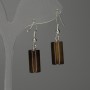 Agate Cylinder Earrings, 17x8mm+-, length 35mm+