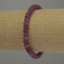 Bracelet Tourmaline rondelle, diameter 6x4mm+/-, length 18cm stretch