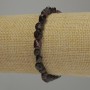 Bracelet Garnet tumbled, diameter 6-8x6-7mm+/-, length 18cm stretch