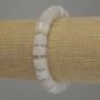 Adularia Rondelle Bracelet, diameter 10x7mm+- beads 3mm+-, length 18cm stretch