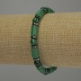 Assorted Bracelet, smooth round bead, diameter 6 rondelle 6x2mm+- cylinder 10x6mm+-, length 18cm stretch