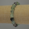 Fluorite Polyhedron Bracelet, diameter 10x8mm+-, length 18cm stretch