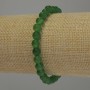 Chrysoprase Bracelet, smooth ball diameter 6mm+/-, length 18cm stretch