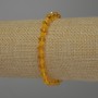 Czech Crystal Rondelle Bracelet, Diameter 6x5mm+/- and 3.5x2.5mm+/-, Length 18cm+/- Stretch