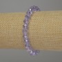 Czech Crystal Rondelle Bracelet, Diameter 8x6mm+/-, Length 18cm+/- Stretch