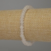 Rock Crystal Rondelle Bracelet, diameter 6x4mm+/-, length 18cm stretch