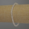 Rock Crystal Rondelle Bead Bracelet, diameter 4.5x2mm+/-, length 18cm stretch