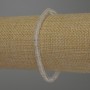 Rock Crystal Rondelle Bead Bracelet, diameter 4.5x2mm+/-, length 18cm stretch