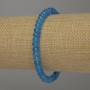 Apatite Rondelle Bracelet, Diameter 6x4mm+/-, Length 18cm+/- Stretch
