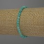 Amazonite Bracelet, Smooth Ball 4mm+/-, Length 18cm+/- Stretch