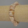 Citrine Raw Tumbled Stone Bracelet, diameter 14-20x14mm+/-, length 18cm stretch