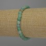 Frosty Agate Smooth Bead Bracelet, diameter 6mm+/-, length 18cm stretch