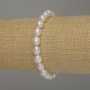 River Pearl Oval Bracelet, diameter 8x6mm+-, length 18cm (stretch)