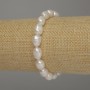 Freshwater Pearl Bracelet, 10-11x8mm+/- Diameter, 18cm (Stretch)