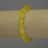 Yellow Cat's Eye Bracelet, smooth bead, diameter 10mm+/-, length 18cm+/- stretch