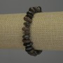Bronzite Tumbled Bead Bracelet, diameter 3-5x10-13mm+-, 18cm+- stretch