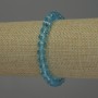 Czech Crystal Faceted Rondelle Bracelet, diameter 8x6mm+-, length 18cm+- stretch
