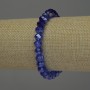 Czech Crystal Faceted Rondelle Bracelet, diameter 8x6cm+-, length 18cm+- stretch