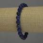 Lapis Lazuli Smooth Bead Bracelet, diameter 8mm+-, length 18cm+- stretch