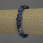 Sodalite Bracelet, tumbled beads, diameter 6-8x8-10mm+, length 18cm+/- stretch